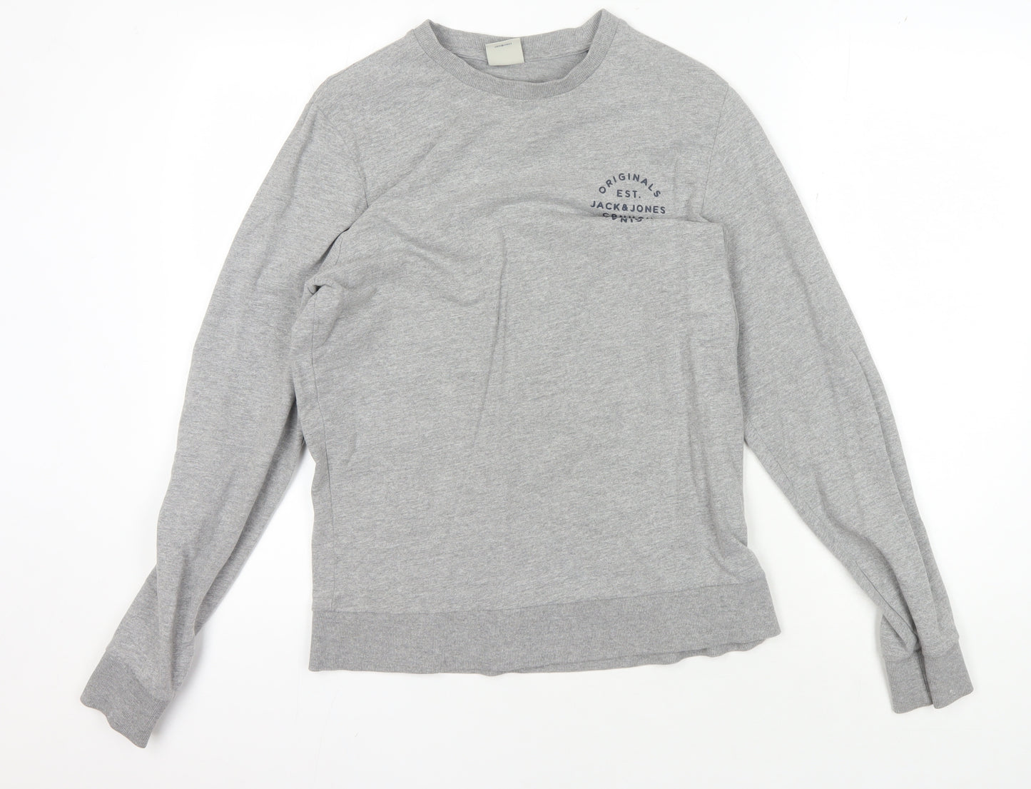 Jack & Jones Men's Grey Sweatshirt Size S