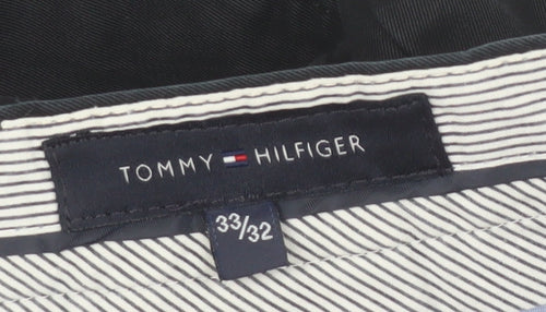 Tommy Hilfiger Black Men's Trousers 33 Regular