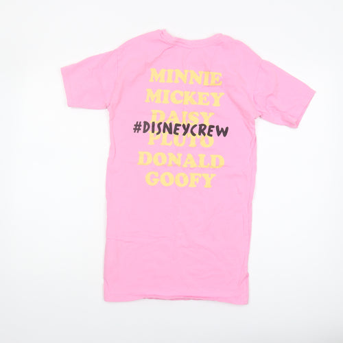 George Girls Pink Mickey & Friends T-Shirt 9-10 Years