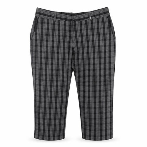 Calvin Klein Women's Black Check Trousers Size 18