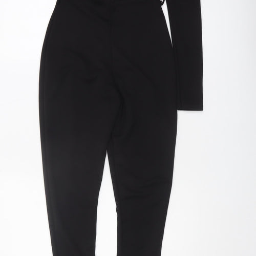 Missguided Women's Black One Shoulder Jumpsuit Size 8
