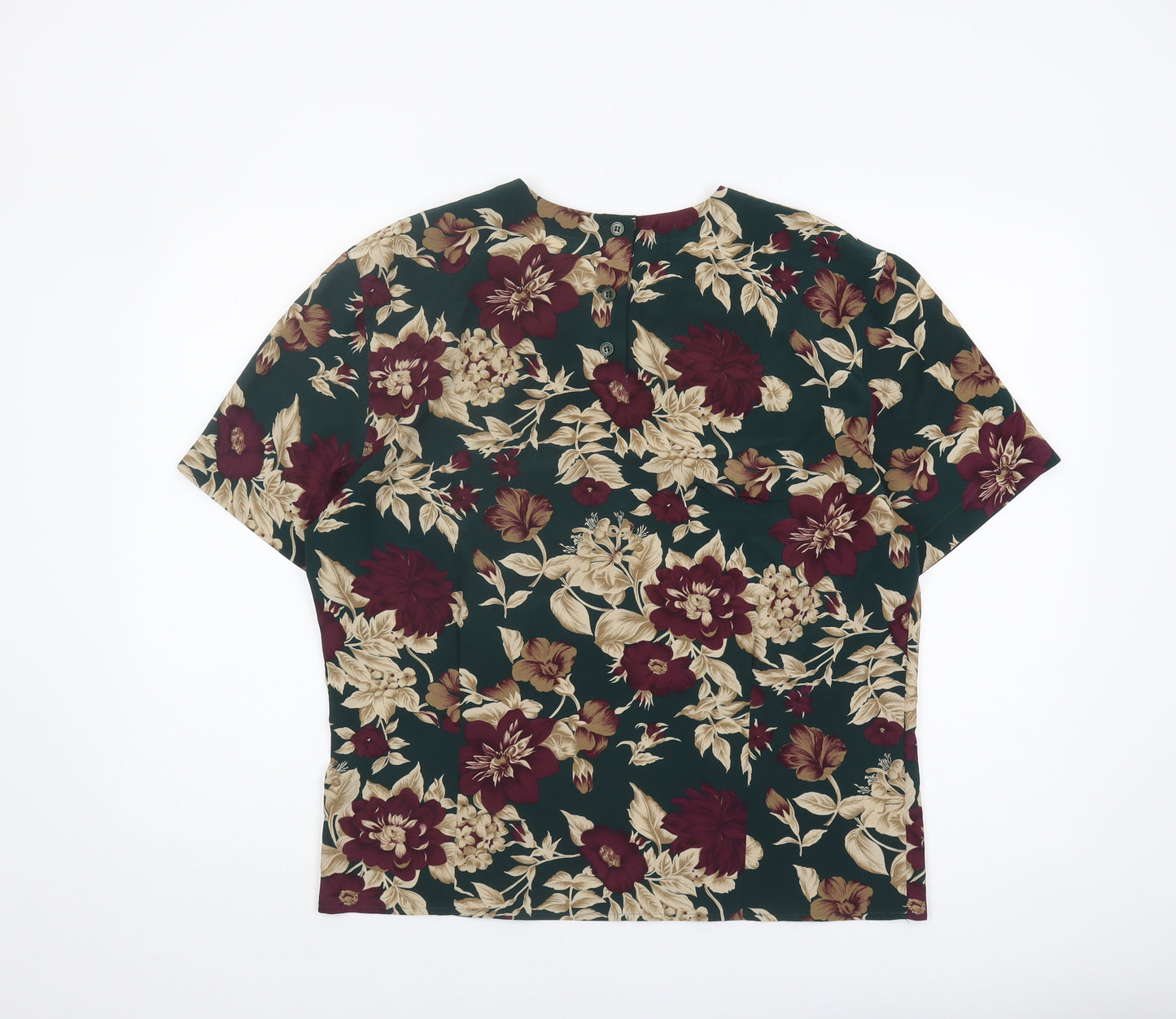 Rena Rowan Women's Multicoloured Floral Blouse Size 14