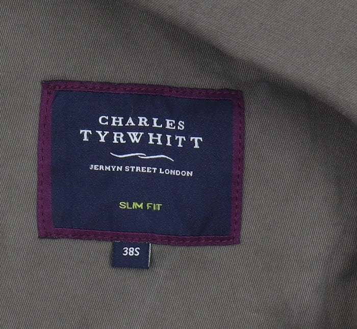 Charles Tyrwhitt Men's Brown Blazer, 38S