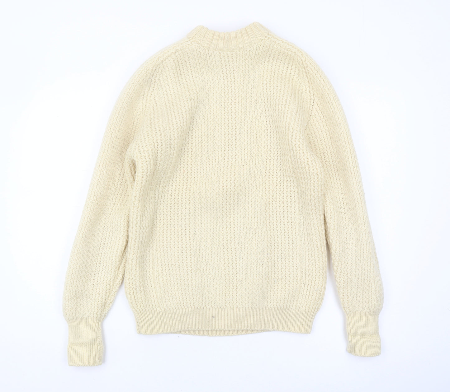 St Michael Women's Ivory Pullover Wool Jumper, Size 12