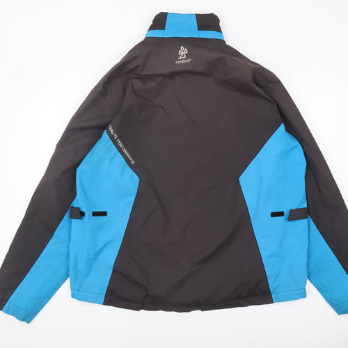 ProQuip Men's XL Black & Blue Windbreaker Jacket