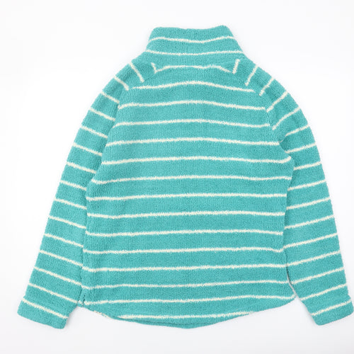 Weird Fish Women's Blue Striped Knit Sweater Size 14