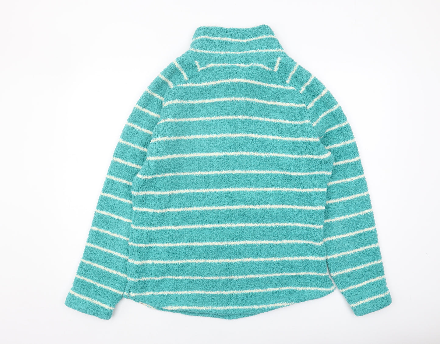 Weird Fish Women's Blue Striped Knit Sweater Size 14