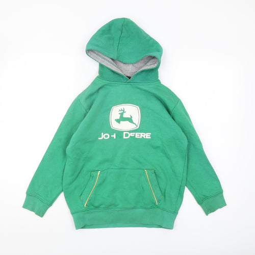 Dickies Boys Green John Deere Pullover Hoodie 7-8 Years