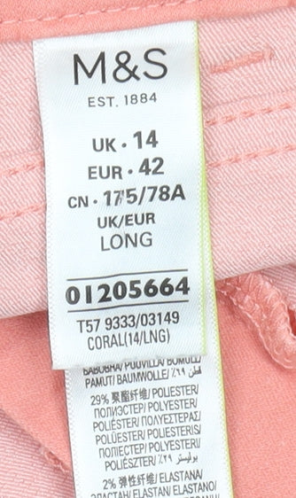 Marks and Spencer Women’s Pink Jegging Size 14