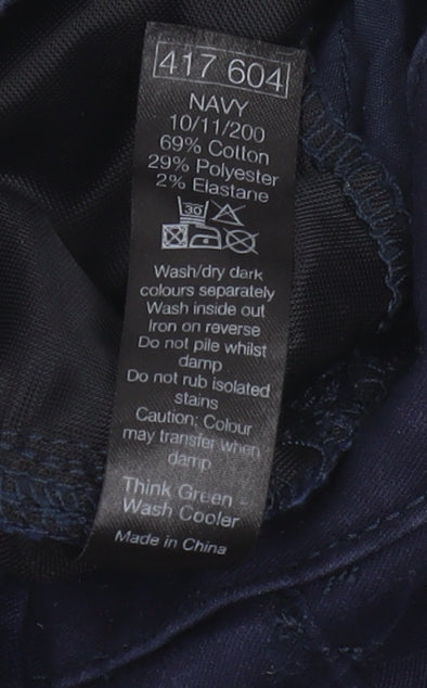 M&Co Women's Blue Jeans Size 12 Dark Wash