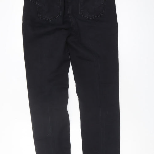 M&Co Women's Black Jeans Size 12, Classic Dark Denim