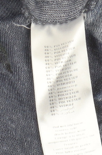 Apricot Women's Blue Floral Tunic Blouse Size M