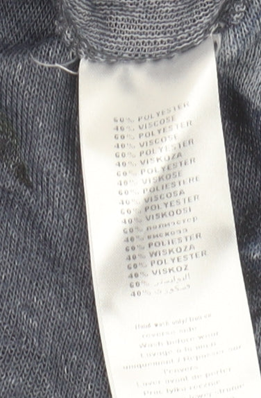 Apricot Women's Blue Floral Tunic Blouse Size M