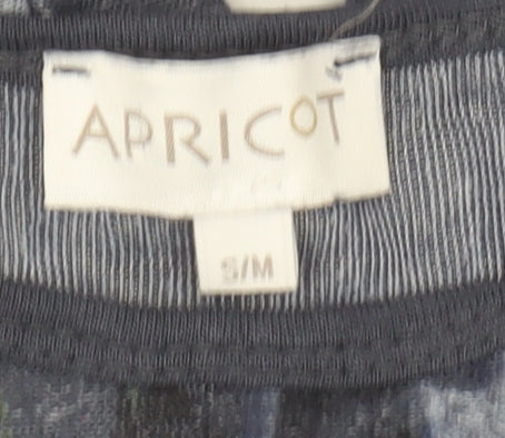 Apricot Women's Blue Floral Tunic Blouse Size M