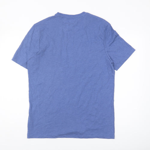 Homer Simpson Men's Blue T-Shirt M Funny Cartoon