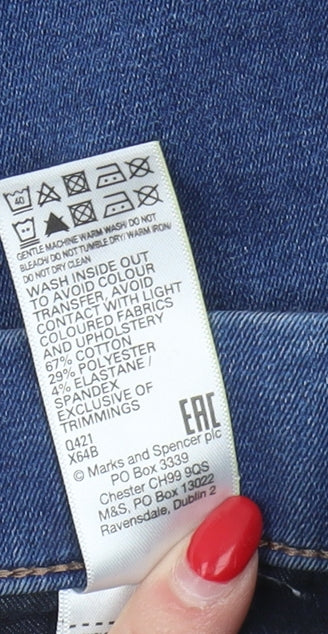 Marks and Spencer Women's Blue Jeggings Size 14
