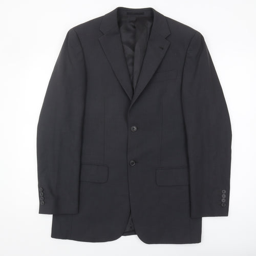 Next Men's Black Blazer Size 36R Regular Fit