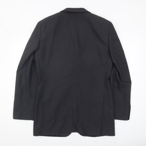 Next Men's Black Blazer Size 36R Regular Fit