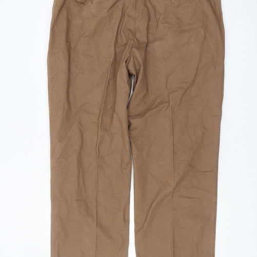Samuel Windsor Men's Brown Chino Trousers 40R