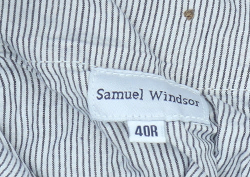 Samuel Windsor Men's Brown Chino Trousers 40R