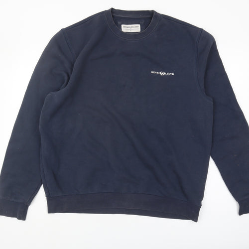 Henri Lloyd Men's Blue XL Pullover Sweatshirt