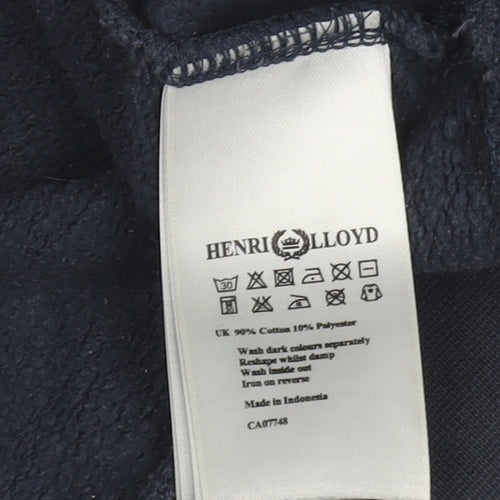 Henri Lloyd Men's Blue XL Pullover Sweatshirt