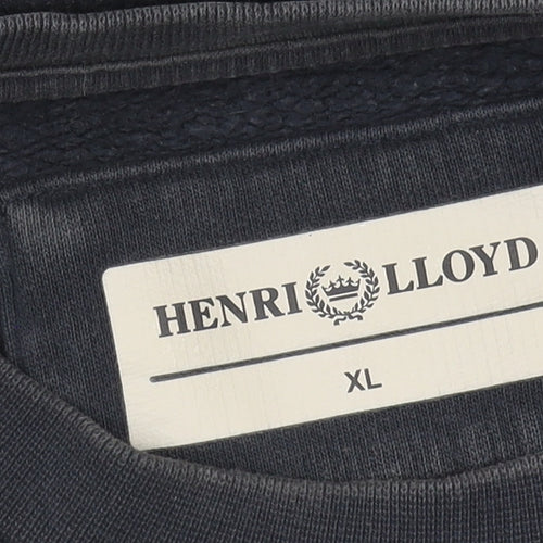 Henri Lloyd Men's Blue XL Pullover Sweatshirt