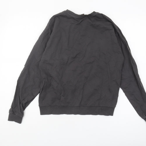 AC/DC Women's Black Pullover Sweatshirt, UK 8
