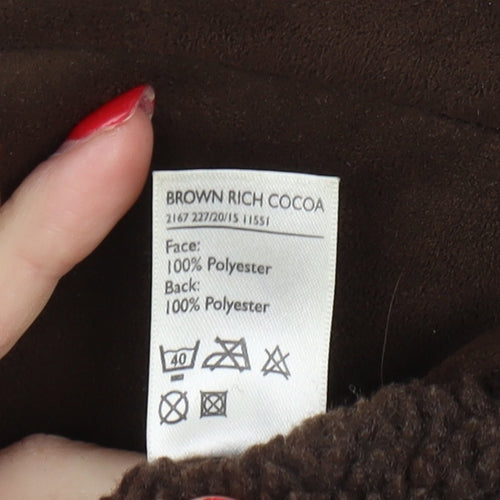 Berkertex Women's Brown Mid-Length Coat, Size 16