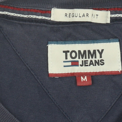 Tommy Jeans Men's Blue Crew Neck T-Shirt M