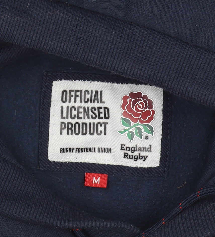 England Rugby Men's Blue Pullover Hoodie M