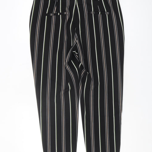 Dorothy Perkins Women's Black Striped Trousers Size 12