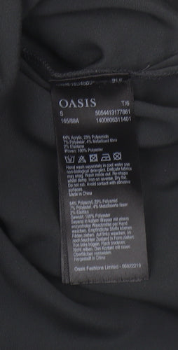 Oasis Women's Black Sequin Pullover Jumper S