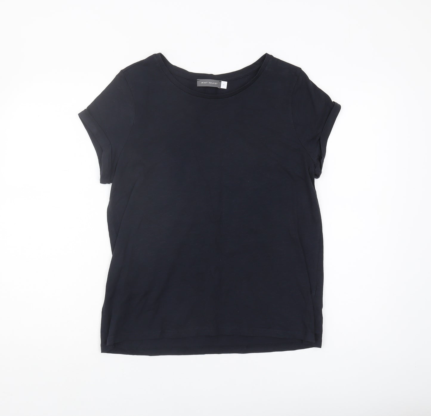 Mint Velvet Women's Black Basic T-Shirt, Size M