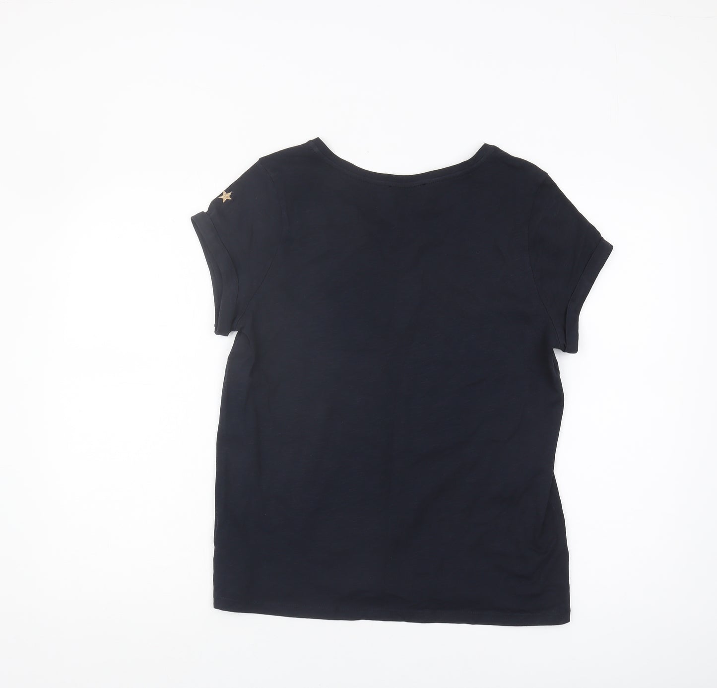 Mint Velvet Women's Black Basic T-Shirt, Size M