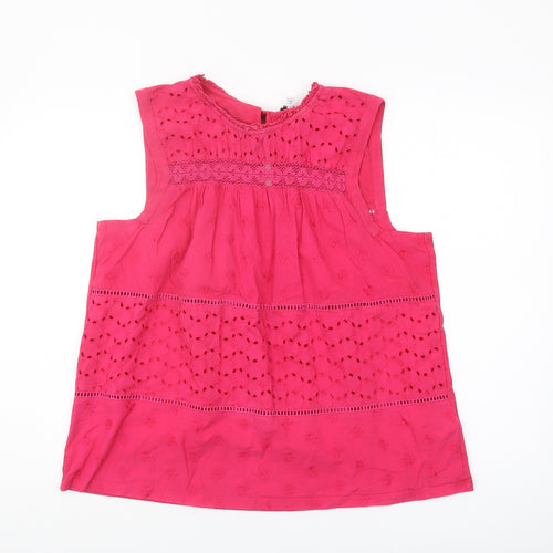 Next Women's Pink Sleeveless Blouse Size 14