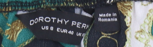 Dorothy Perkins Women's Geometric Bell Sleeve Top