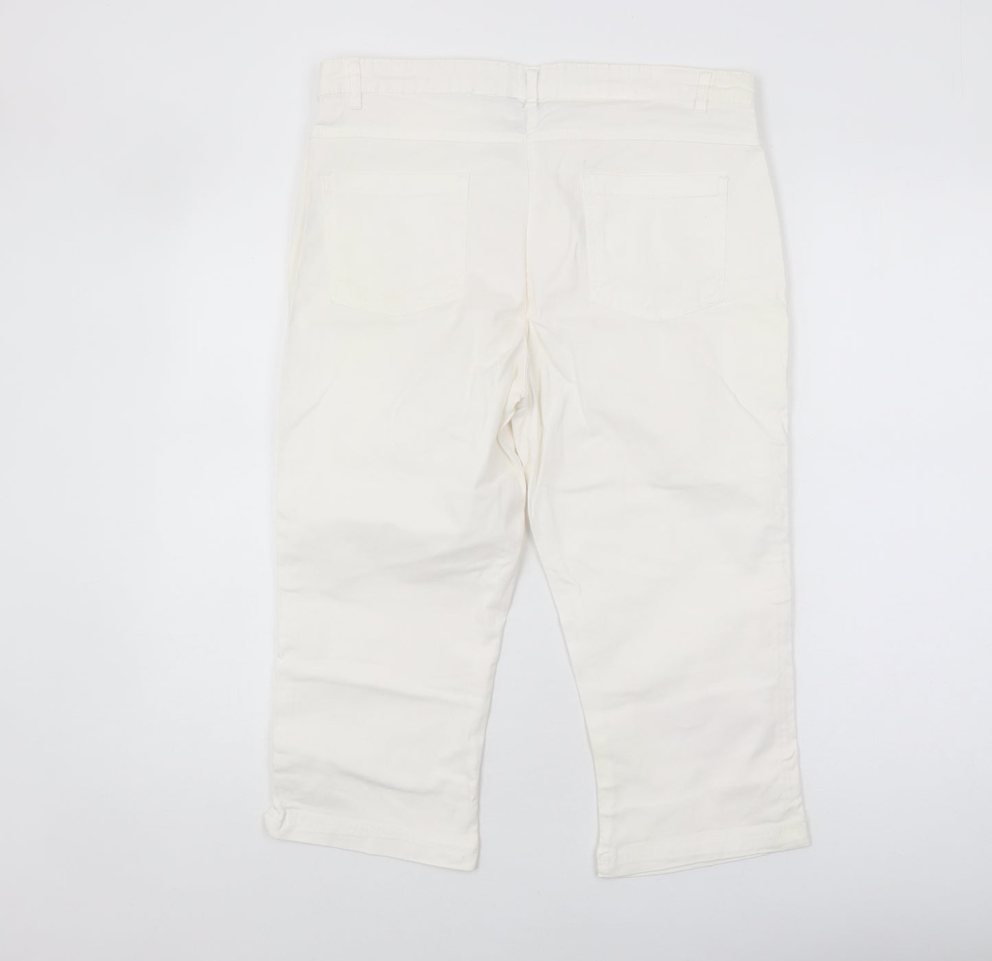 Intuition Women's White Chino Trousers Size 14