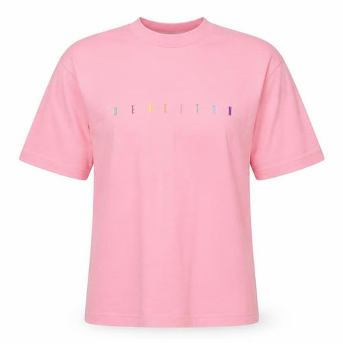 United Colors of Benetton Women's Pink T-Shirt S