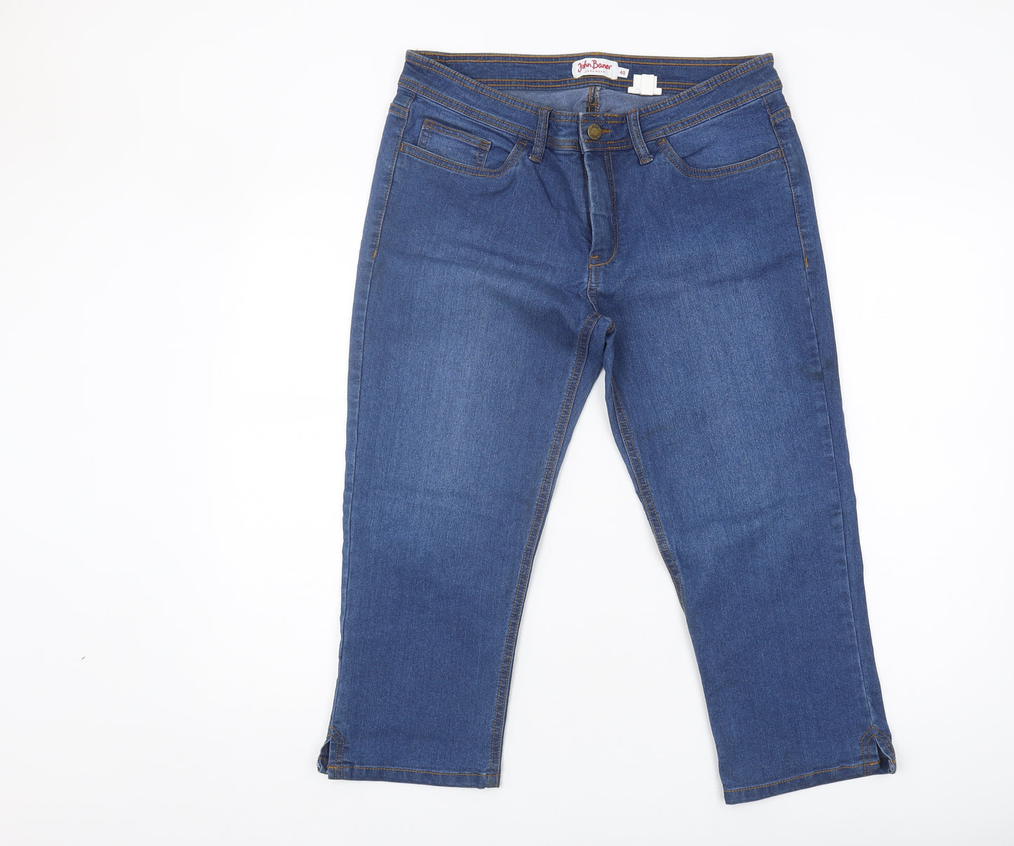 John Baner Women Blue Straight Jeans Size 12