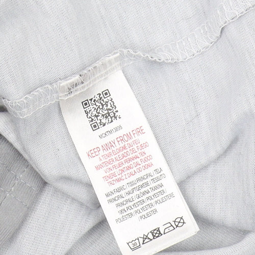 McKenzie Men’s Black Grey Sleeveless T-Shirt S