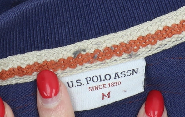 U.S. Polo Assn. Men's Blue Long Sleeve Polo M