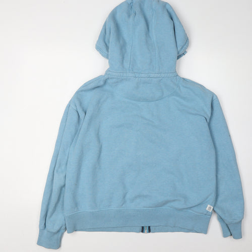 Fat Face Unisex Blue Full Zip Hoodie Size M