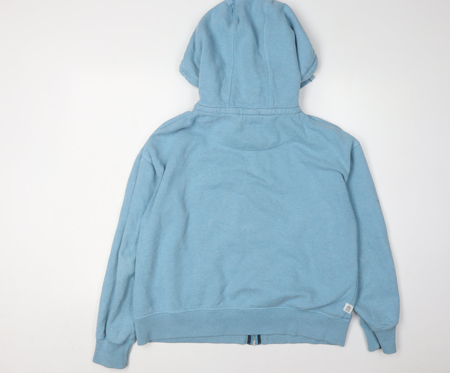 Fat Face Unisex Blue Full Zip Hoodie Size M