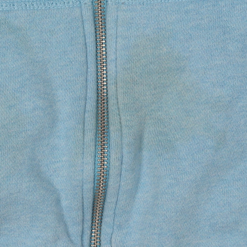 Fat Face Unisex Blue Full Zip Hoodie Size M