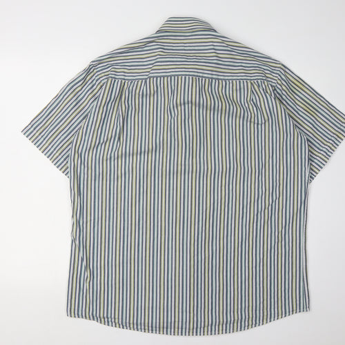 Ben Green Men's Multicoloured Striped L Shirt