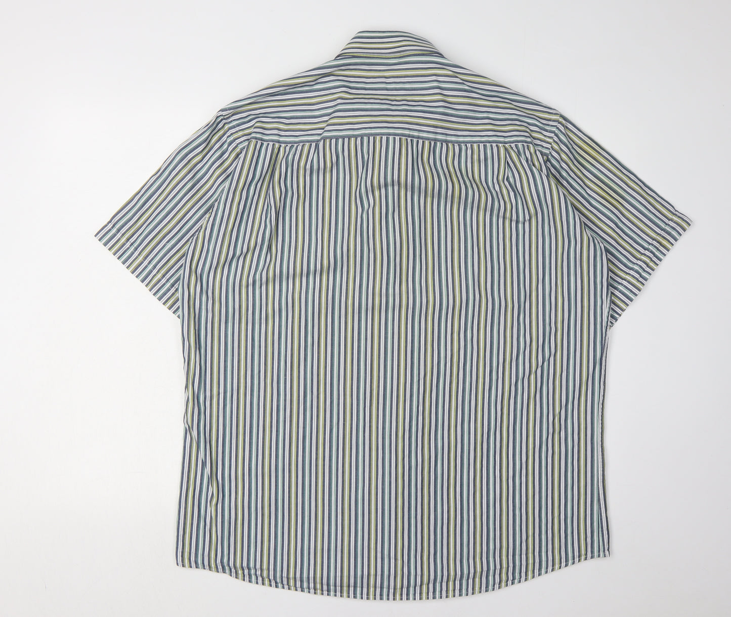 Ben Green Men's Multicoloured Striped L Shirt