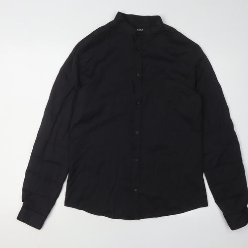 boohooMAN Men's Black Long Sleeve Shirt - Medium