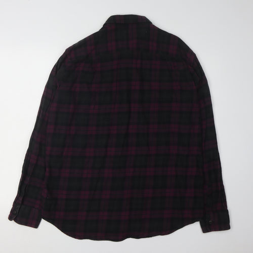 Uniqlo Men's Multicoloured Plaid Shirt L