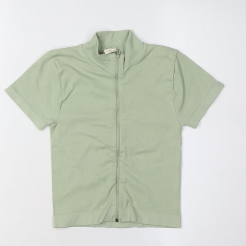 Urban Outfitters Women's Green Mock Neck Tee S